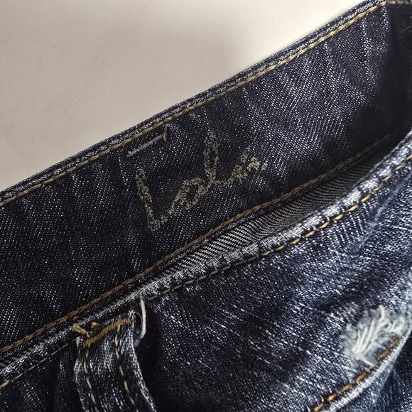 Silver Jeans Womens 30 Boot Cut Low Rise Dark Wash Denim Stretch Lola 30 x 33 - Picture 5 of 11